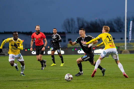 Brages Leonard Pllana och Falkenbergs Linus Borgström