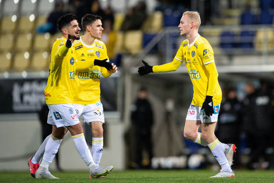 Falkenbergs Adam Bergmark Wiberg jublar