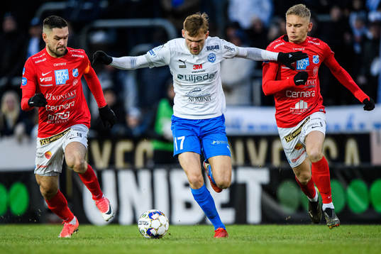 Norrbys Ivo Dominik Pekalski och Johan Brannefalk mot