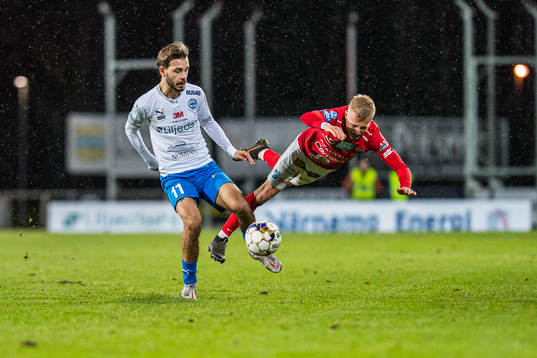 Värnamos Edvin Becirovic och Norrbys Viktor Bergh