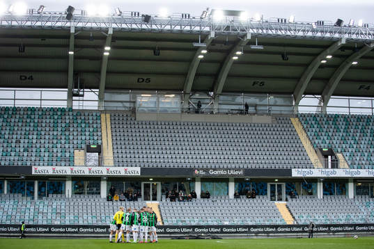 GAIS samlade innan fotbollsmatchen i Superettan mellan GAIS