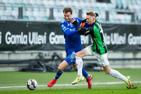 Sundsvalls Niklas Dalhström och GAIS Julius Lindberg