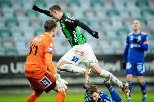 GAIS Simon Alexandersson jublar