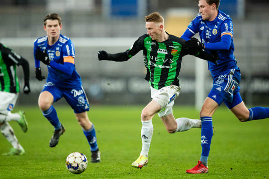 GAIS Julius Lindberg och Sundsvalls Niklas Dalhström