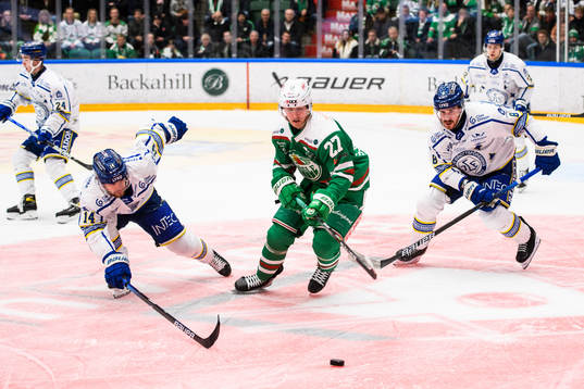 Leksands Oskar Lang och Rögles Linus Sjödin