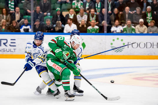 Leksands Oskar Lang och Matt Caito
