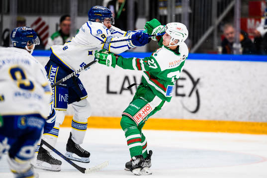 Leksands Matt Caito och Rögles Linus Sjödin