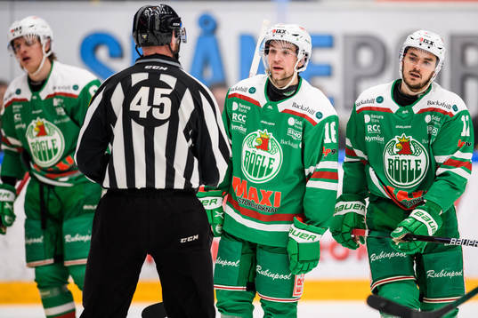 Rögles Lucas Ekeståhl-Jonsson och Brady Ferguson deppar