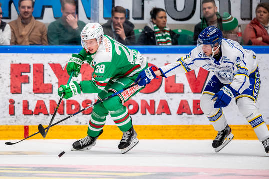 Rögles Anton Bengtsson och Leksands Calle Själin