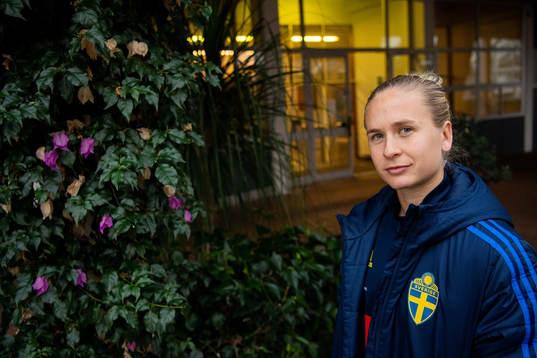 Filippa Curmark of the Swedish women's national football