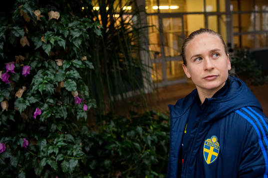 Filippa Curmark of the Swedish women's national football