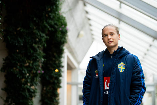 Filippa Curmark of the Swedish women's national football