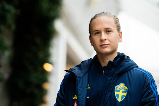 Filippa Curmark of the Swedish women's national football