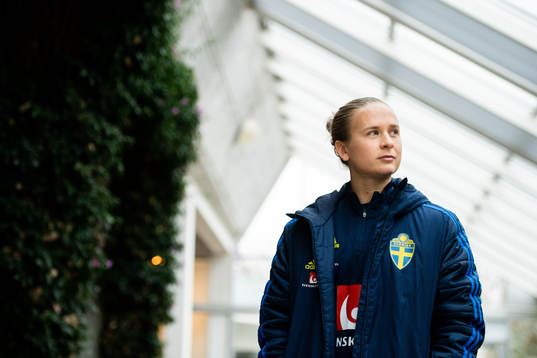 Filippa Curmark of the Swedish women's national football
