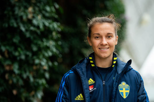Julia Zigiotti Olme of the Swedish women's national