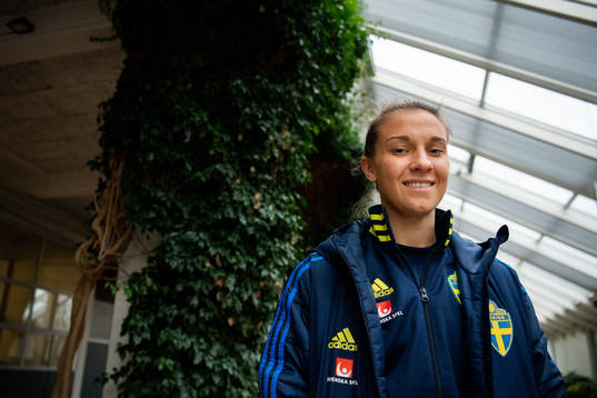 Julia Zigiotti Olme of the Swedish women's national