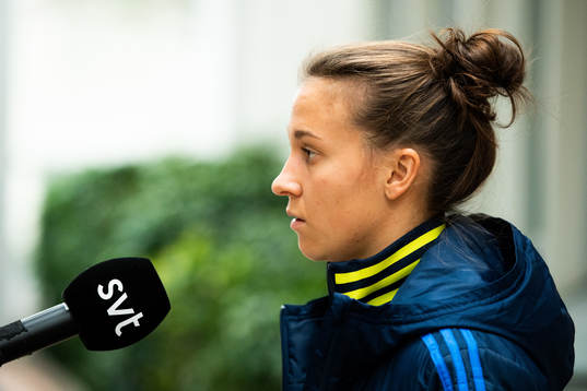 Julia Zigiotti Olme of the Swedish women's national