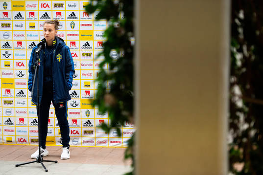 Julia Zigiotti Olme of the Swedish women's national