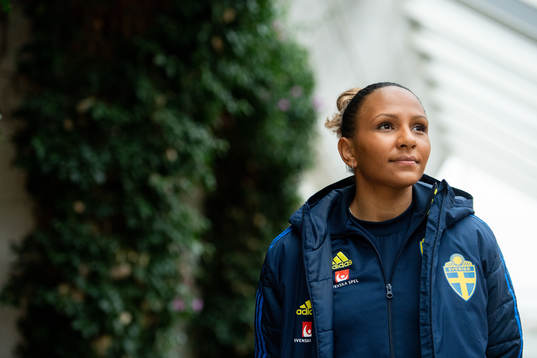 Madelen Janogy of the Swedish women's national football