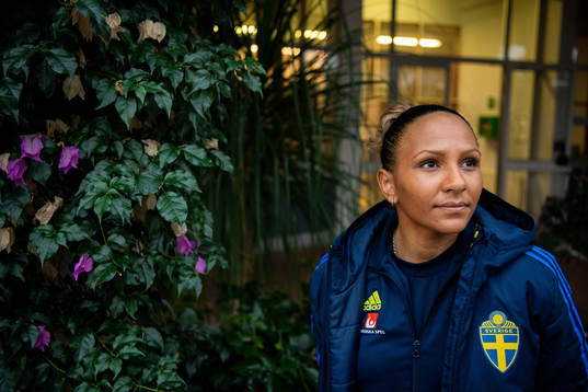 Madelen Janogy of the Swedish women's national football