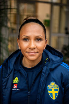 Madelen Janogy of the Swedish women's national football