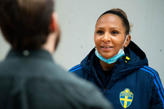 Madelen Janogy of the Swedish women's national football team