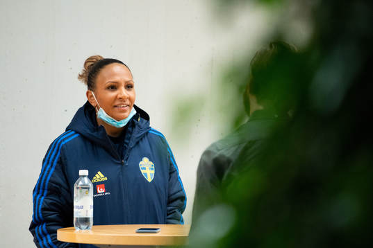 Madelen Janogy of the Swedish women's national football team