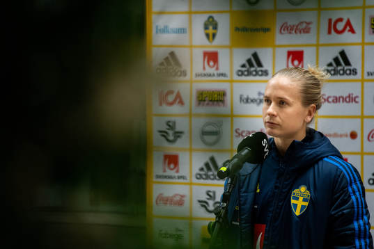 Filippa Curmark of the Swedish women's national football