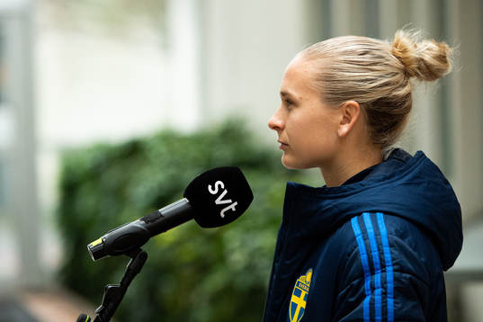 Filippa Curmark of the Swedish women's national football