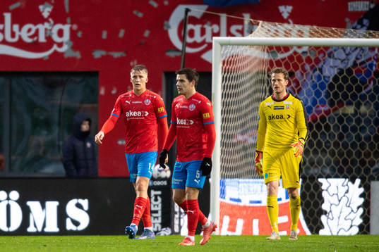 Helsingborgs Casper Widell, Brandur Hendriksson Olsen och