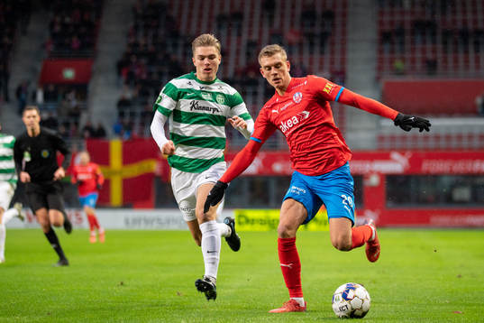 Västerås Daniel Hermansson och Helsingborgs Dennis Olsson