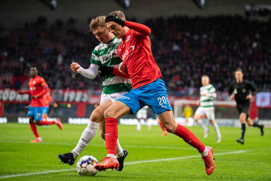 Västerås Daniel Hermansson och Helsingborgs Dennis Olsson