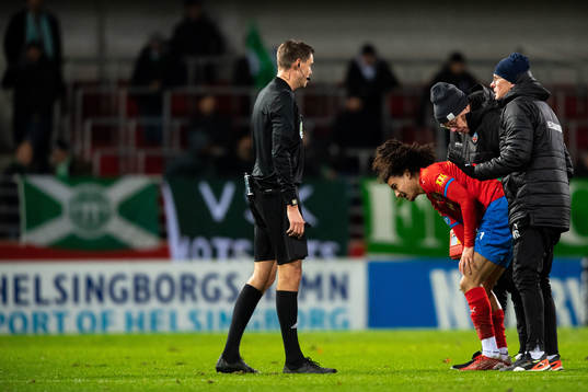 Helsingborgs Adam Kaied har ont