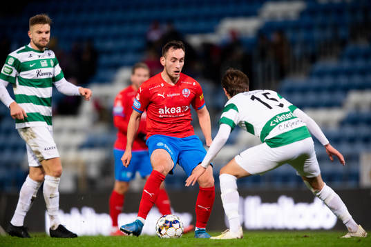 Helsingborgs Vladislav Kreida och Västerås Olle Edlund