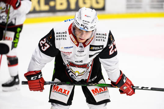 Malmö Redhawks Christoffer Forsberg deppar