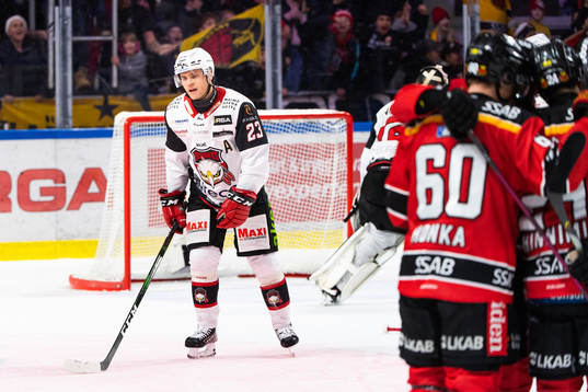 Malmö Redhawks Christoffer Forsberg deppar