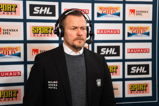 Malmö Redhawks tränare Joakim Fagervall