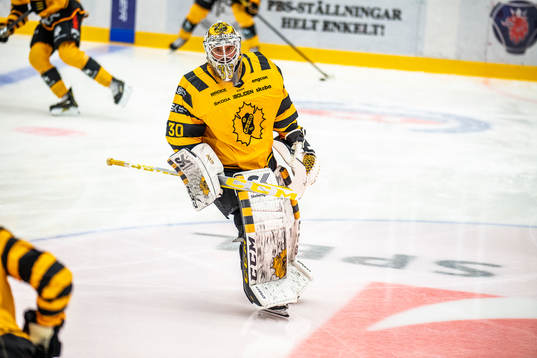 Skellefteås målvakt Gustaf Lindvall
