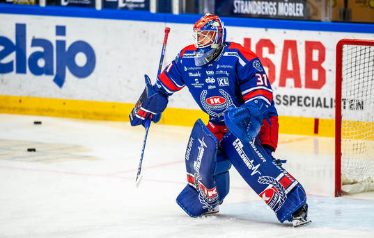 Oskarshamns målvakt Tim Juel