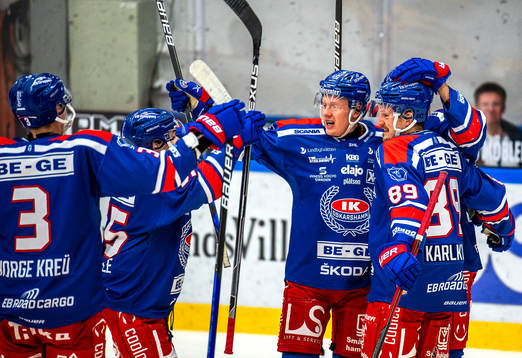 Oskarshamns Patrik Karlqvist jublar