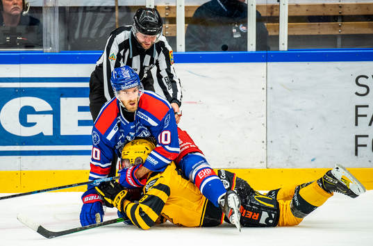 Oskarshamns Dale Weise och Skellefteås Oskar Nilsson