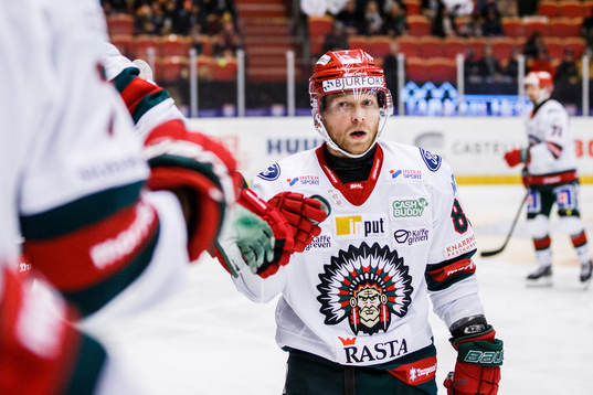 Frölundas Ryan Lasch jublar