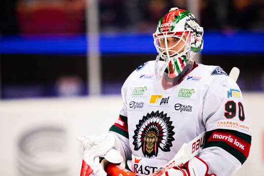 Frölundas målvakt Matthew Tomkins