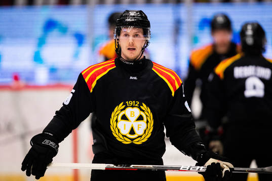 Brynäs Nick Olesen deppar