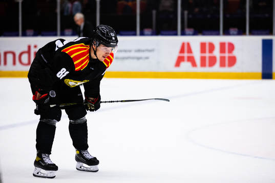 Brynäs Dmytro Timashov nunder ishockeymatchen i SHL mellan