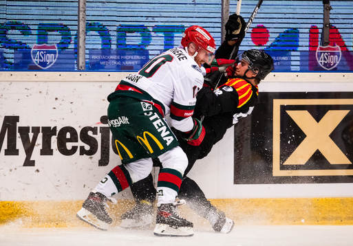 Frölundas Jens Olsson och Brynäs Dmytro Timashov