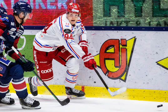 Linköpings Christoffer Ehn och Timrås Sebastian Hartmann