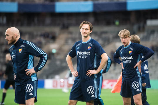 Djurgårdens Magnus Eriksson, Hjalmar Ekdal och Elliot Käck
