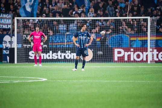 Djurgårdens målvakt Jacob Widell Zetterström och Hjalmar