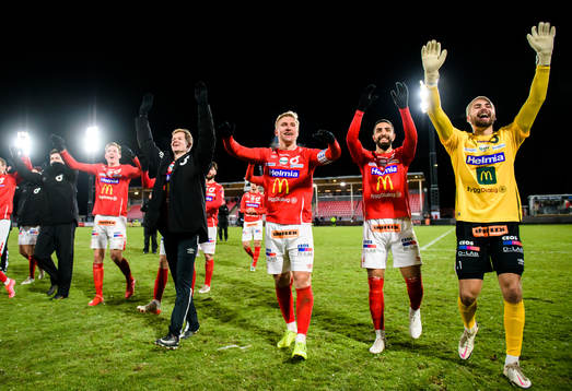 Degerfors Karl Axel Lindahl, Oliver Ekroth, Sean Sabetkar